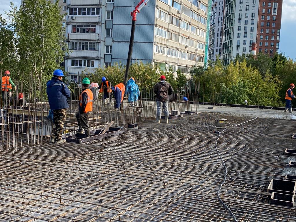 Ход строительства Поликлиники в Войковском районе